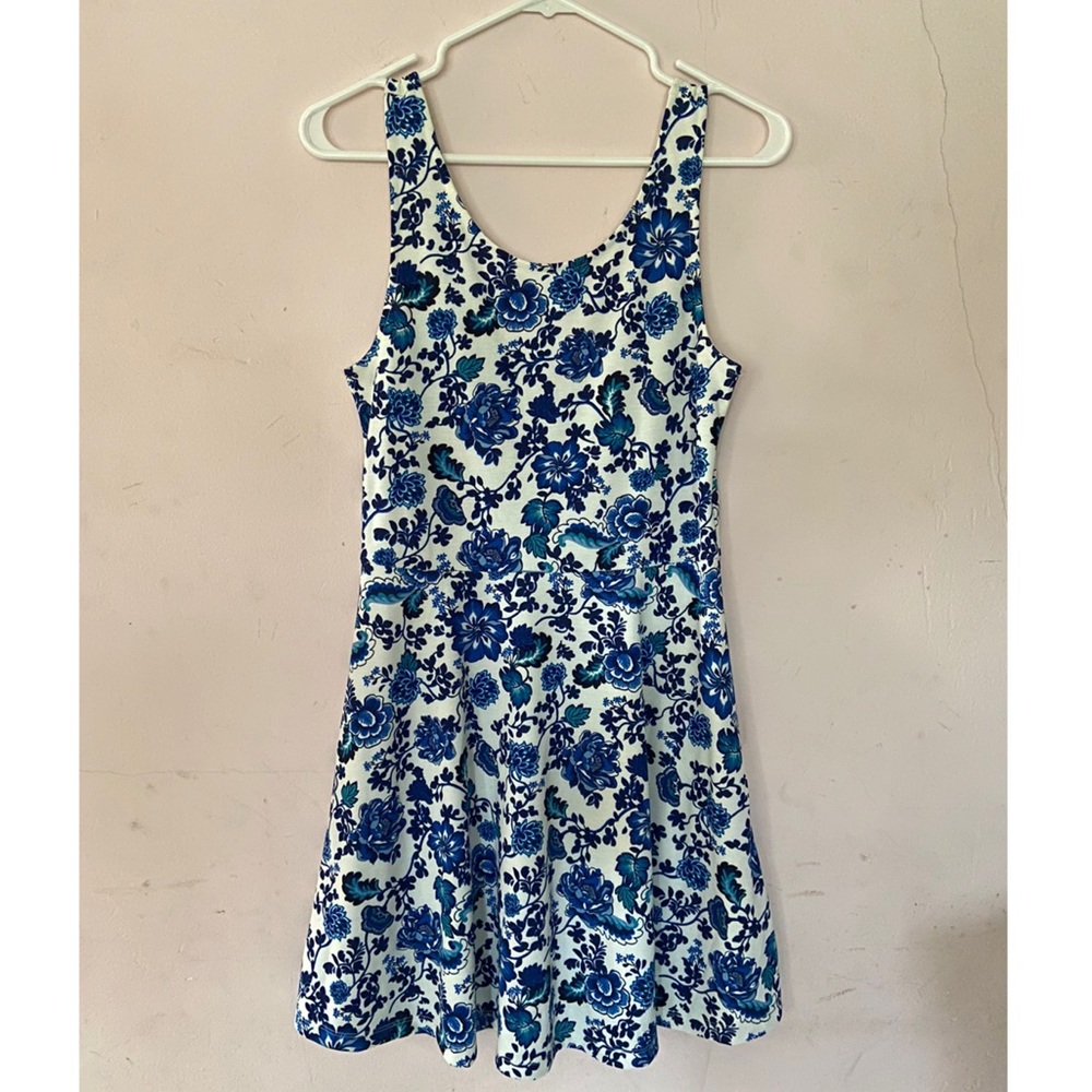 Blue Floral Sundress